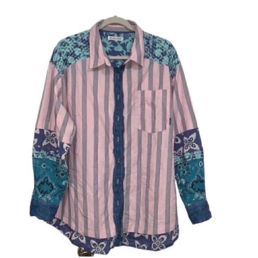 Free People Floral Print Oversized Shirt
Top (Size Small) - Picture 3 of 8